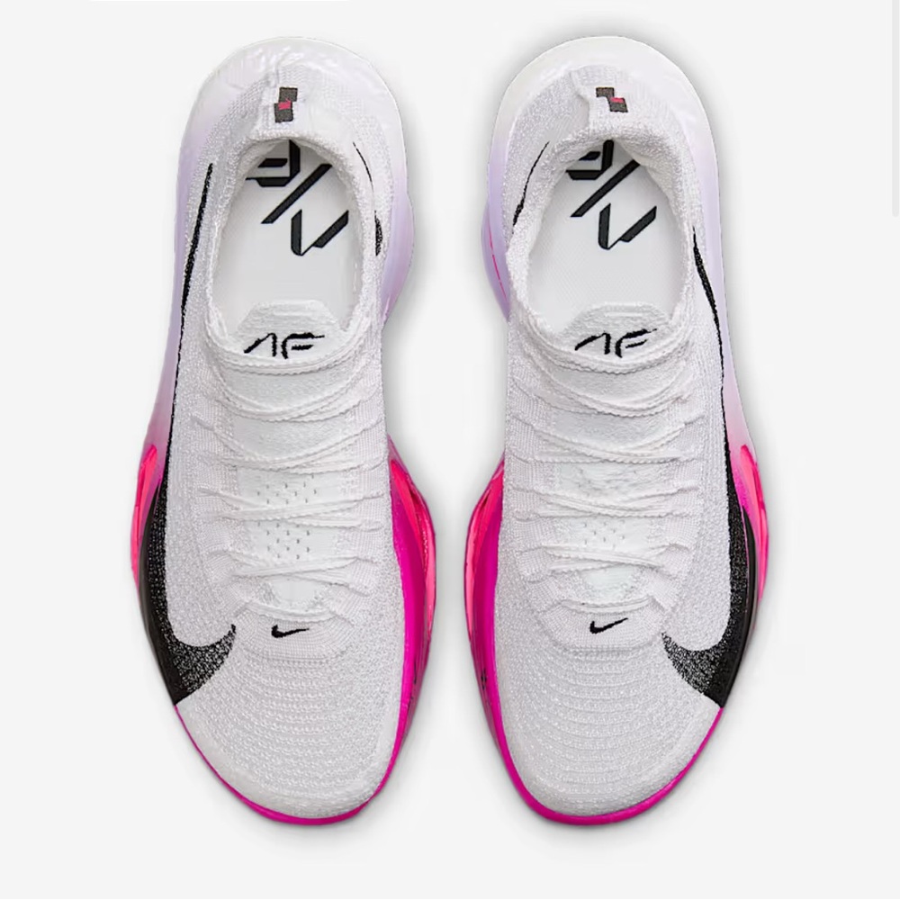 Nike Women's Air Zoom Alpafly Next White Vivid Grape Sz US 7.5
